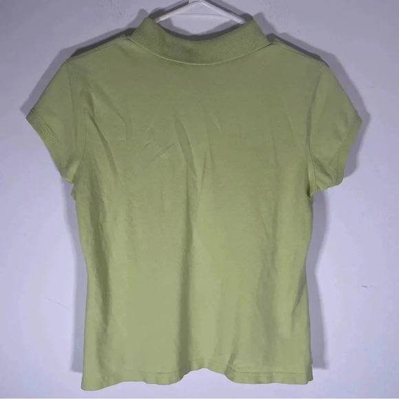 L.L. Bean Women’s Polo Shirt Lime Green Size Small - Picture 6 of 7